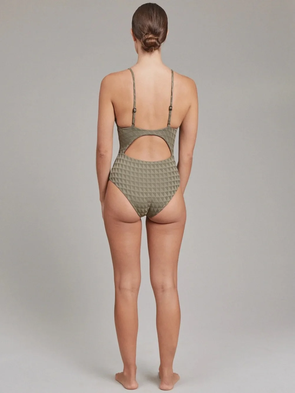 Acacia swimwear Amari one piece in Loden New - Picture 3 of 3